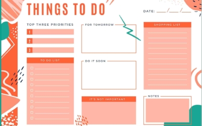 FREE Things To Do Printable Planner Page