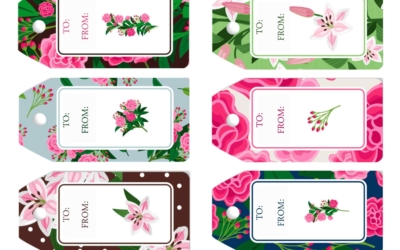 Free Mother’s Day Floral Printable Gift Tags
