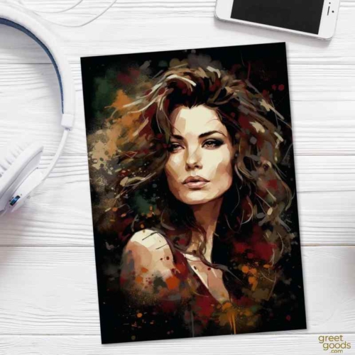 Shania Twain Greeting Card