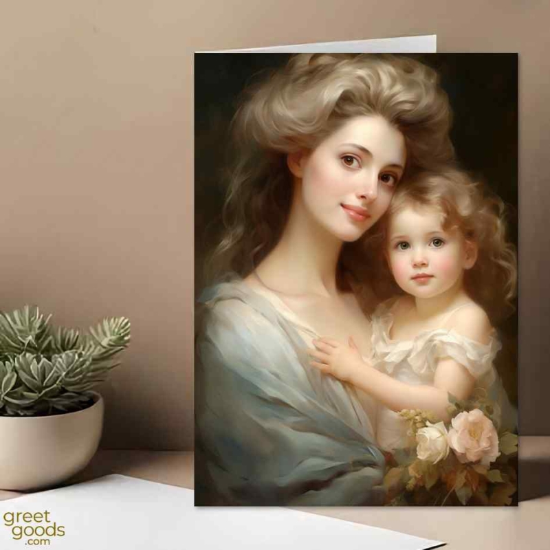 Lovely Mother & Daughter Card
