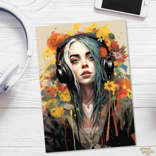 Billie Eillish Greeting Card
