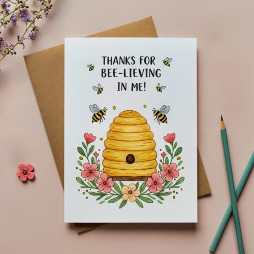 Thanks for BeeLieving Card