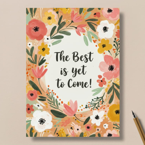 Best is Yet to Come Card