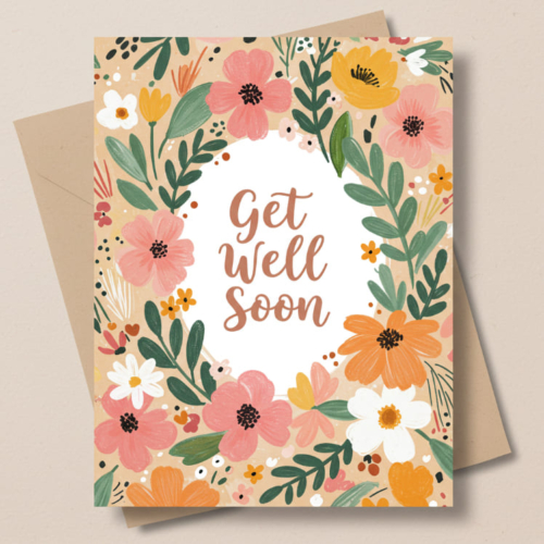 Get Well Soon Florals Card
