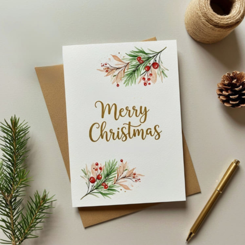 Christmas Berries Card