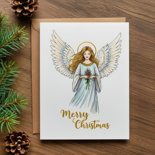 Christmas Angel Card
