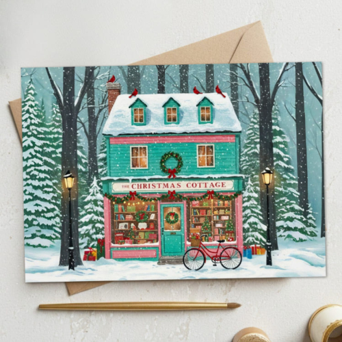Christmas Cottage Card