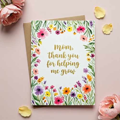 Loving Mom Floral Card