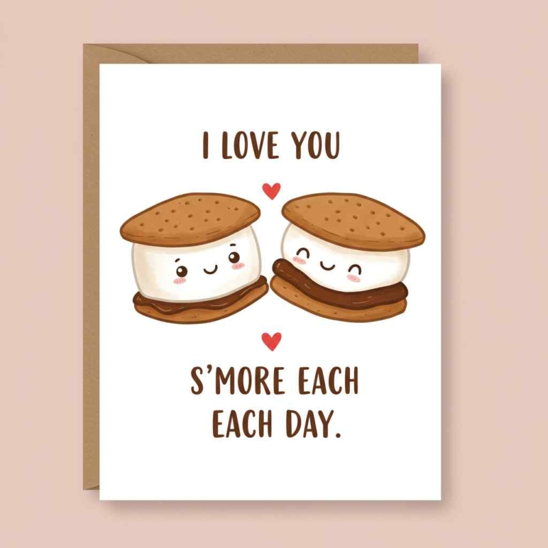 S'mores Love Card