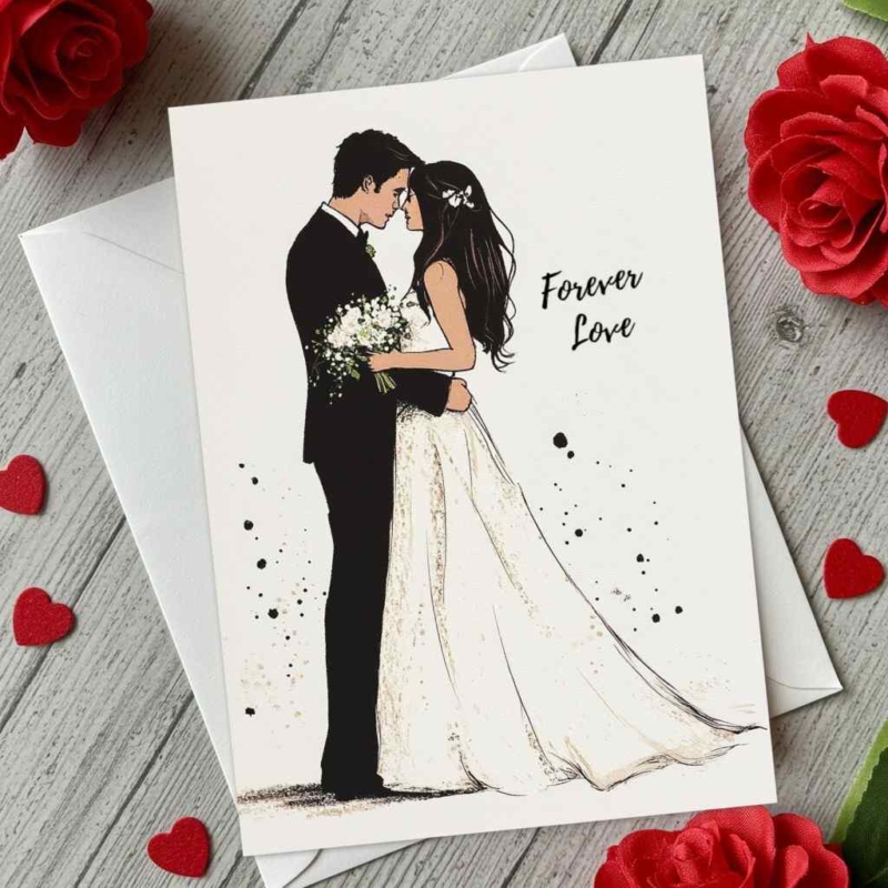 Forever Wedding Card