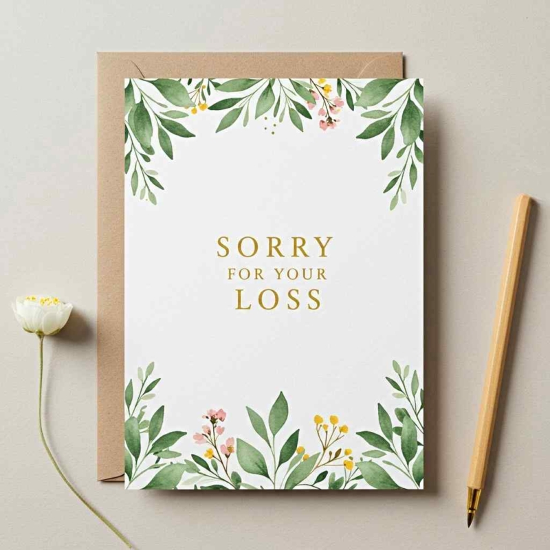 Sorry for Your Loss Card