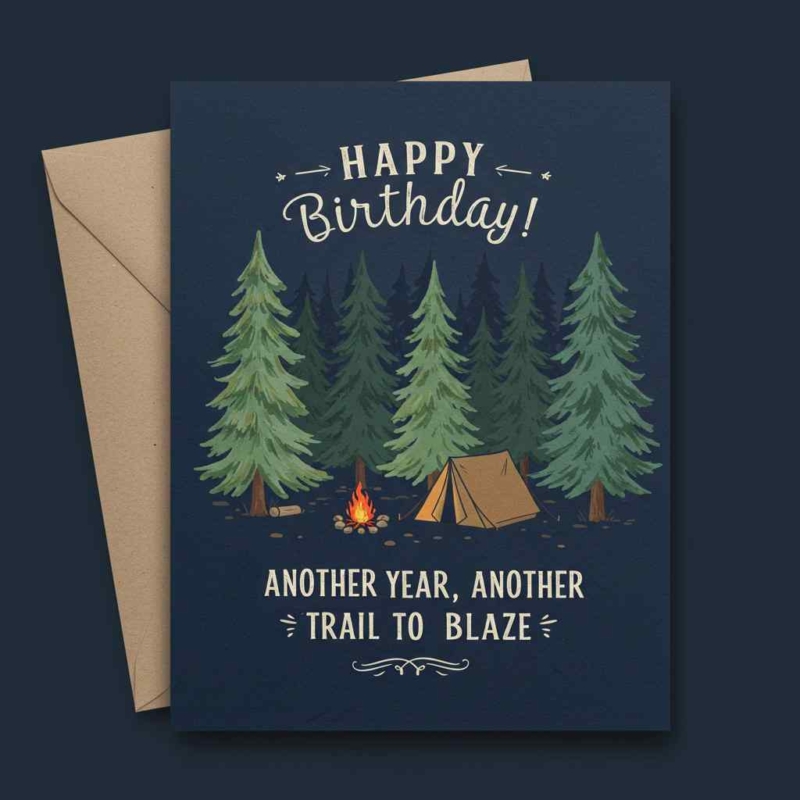 Birthday Adventure Card