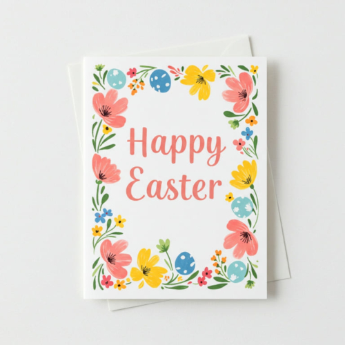 Colorful Easter Card