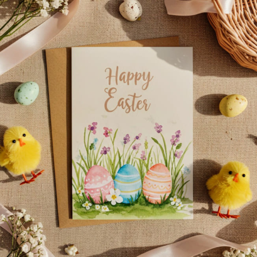 Easter Eggs Card