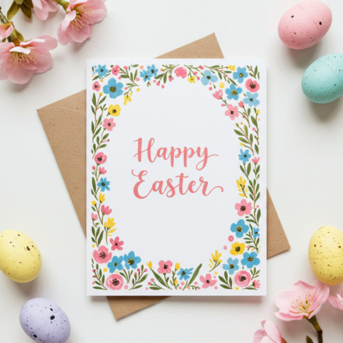 Fun Floral Easter Card