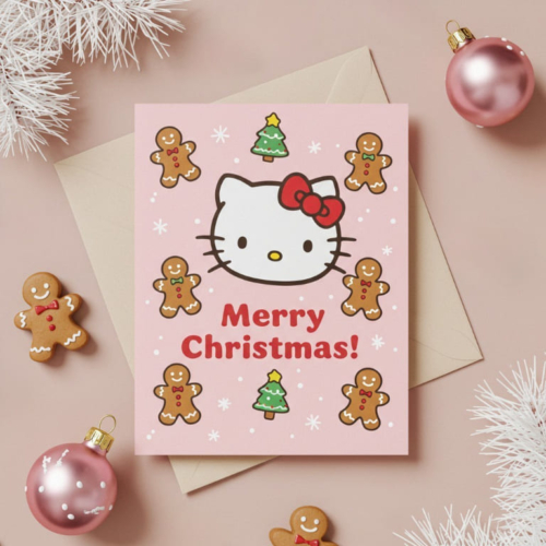 Hello Kitty Christmas Card