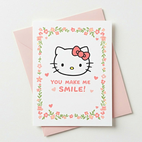 Hello Kitty Smile Card