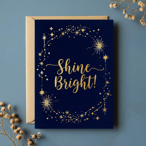 Shine Bright Stars Card