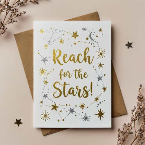 Reach for the Stars Card