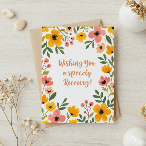 Speedy Recovery Floral Card