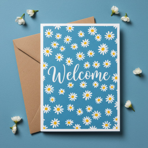 Welcome Daisies Card