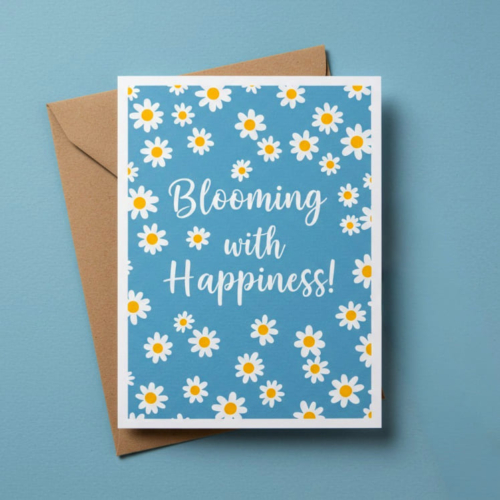Blooming Happiness Daisy Card
