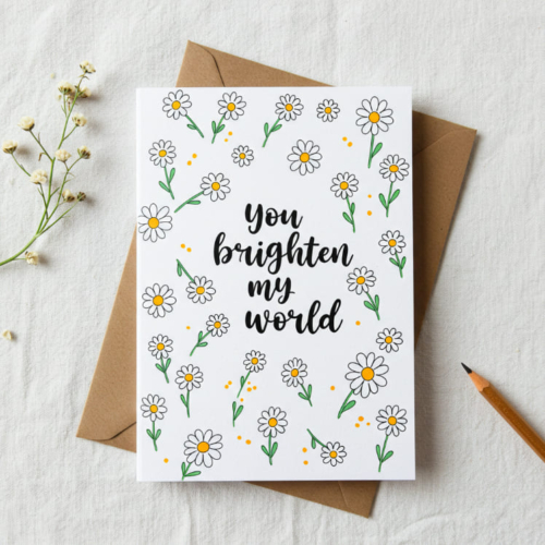 Daisy Brighten Card
