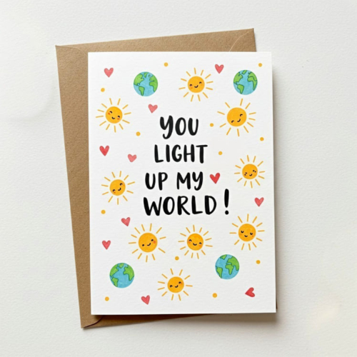 Light Up My World Card