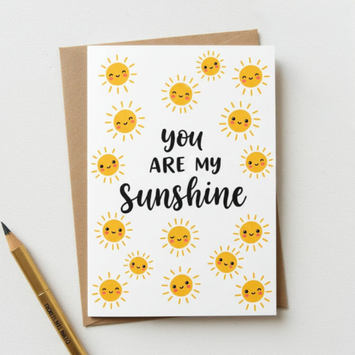 You are My Sunshine Card